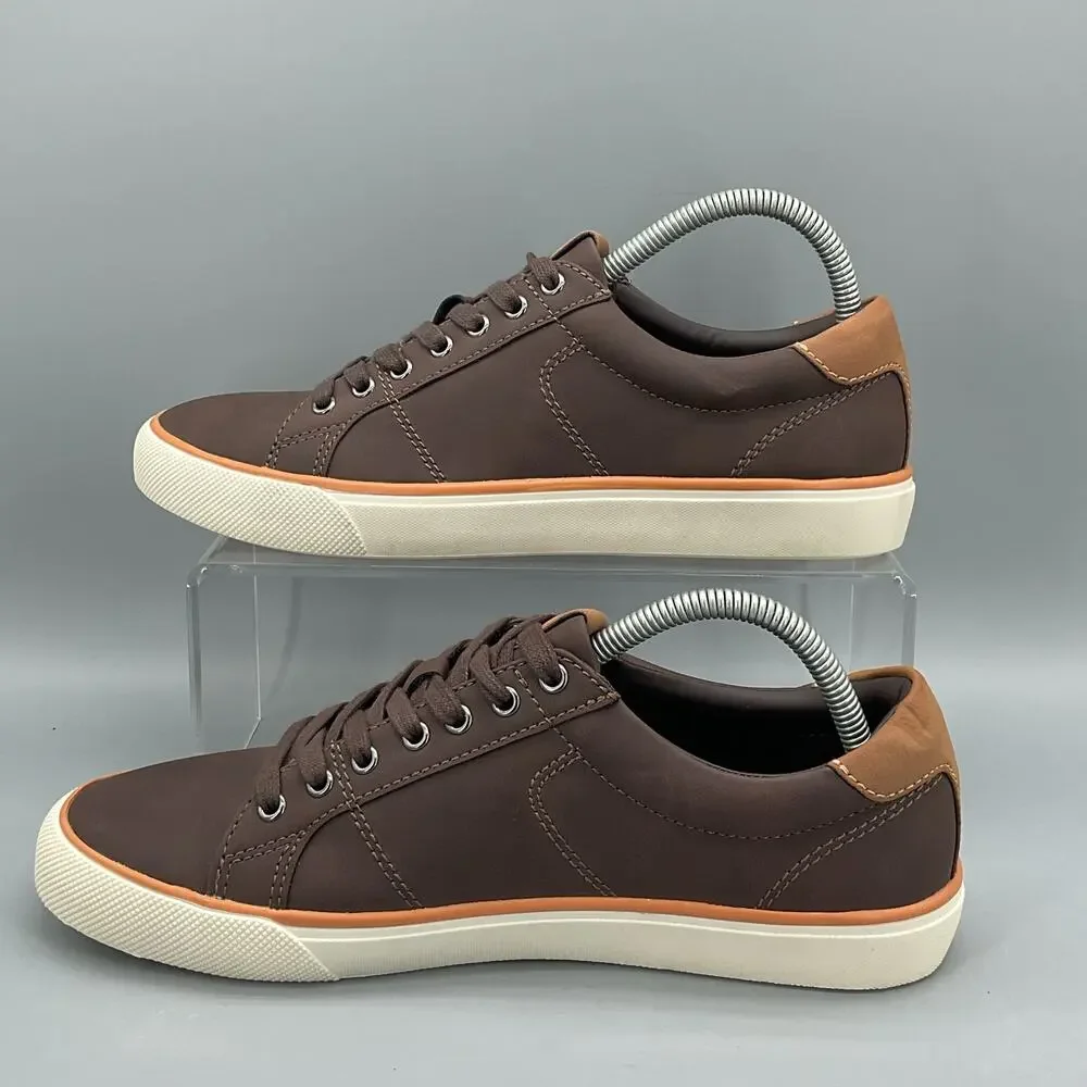NEW Club Room Men’s Dominic Tennis Style Sneakers Brown Size 8M